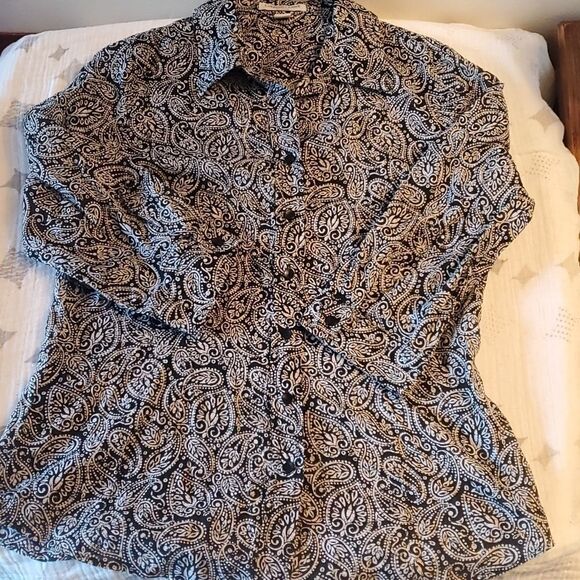 Coldwater Creek Tops - COLDWATER CREEK BUTTON DOWN